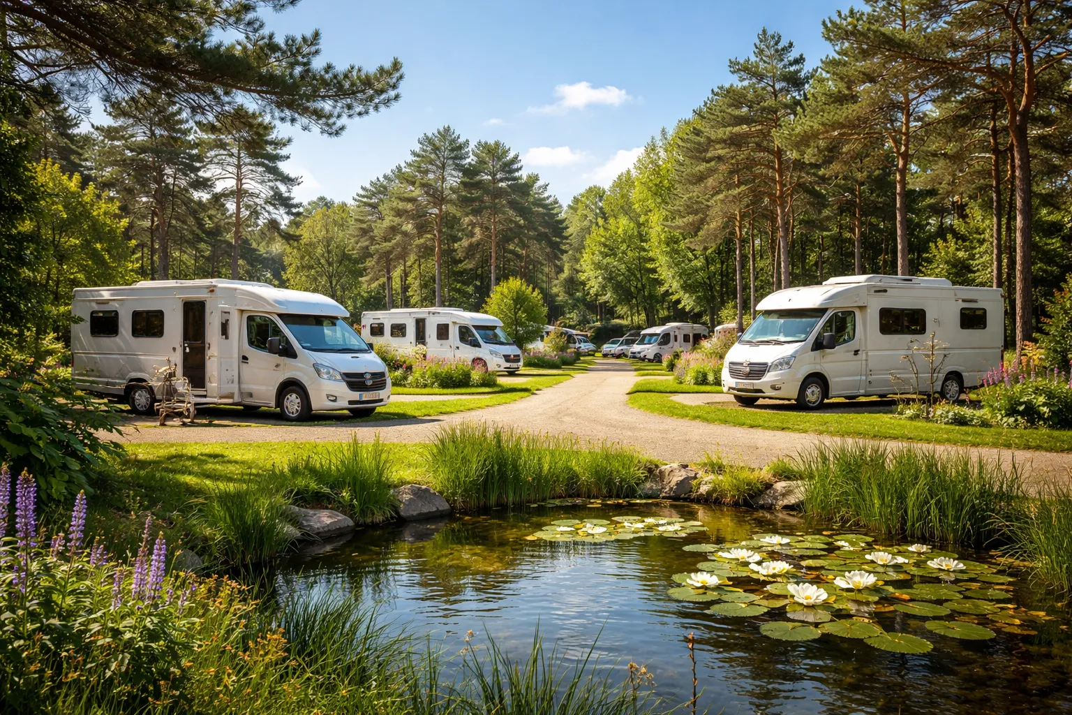Rustige camperplaats midden in de natuur van de Veluwe.