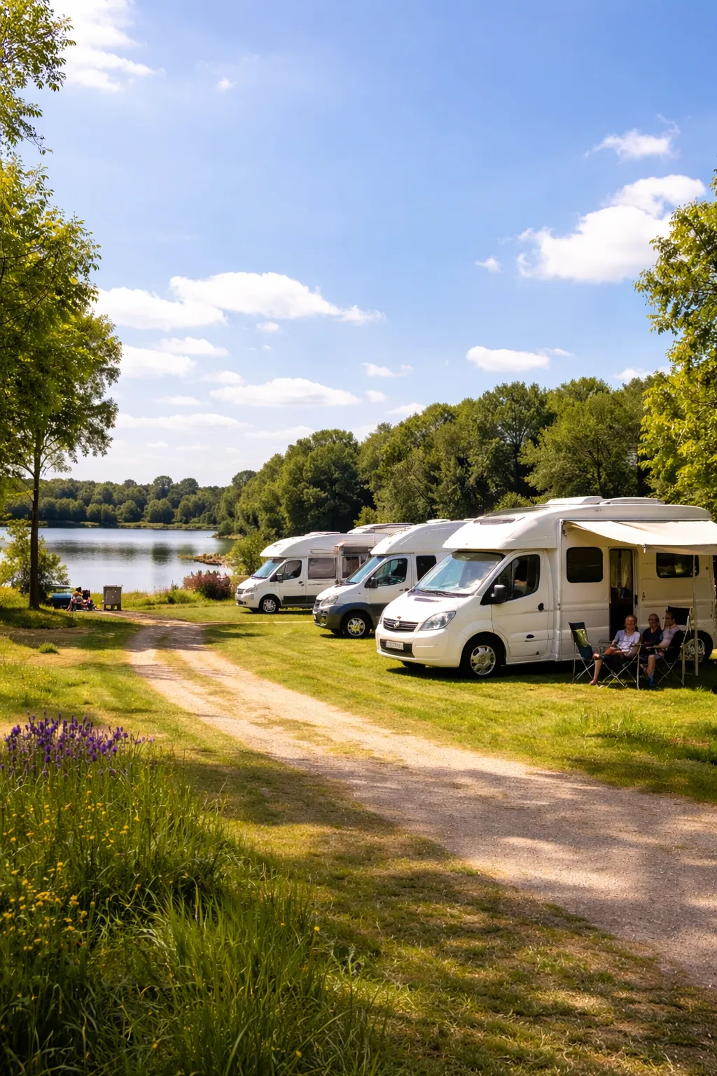 Rustige camperplek in Nederland, direct beschikbaar zonder reservering.